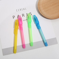 Stylo à encre invisible en gros Stylo espion avec lumière UV Stylos à message secret Marqueur invisible pour la peau soluble dans l'eau pour l'école et le bureau