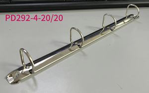 Nickiel 4 Vòng Cơ Chế Kéo Mở Loại 292Mm Kim Loại Vòng Clip Lỏng Lẻo Lá Giấy D Hình Dạng Chất Kết Dính Clip - Product Image 4