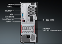 PC Desktop Faktor Bentuk Kecil Intel Core I5-13420H DDR5 32GB 2TB PCIe SSD WiFi6 Komputer Bisnis Windows 11 Office