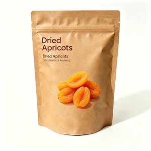 Sacs alimentaires biodégradables en papier kraft PLA avec fermeture éclair et fenêtre transparente, personnalisables avec logo, pour snacks, biscuits, noix, emballage alimentaire - Product Image 5