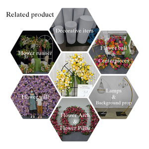 Fleurs artificielles en soie réalistes jaunes et blanches pour la décoration de fond de mariage et de rentrée scolaire - Product Image 5