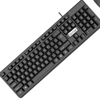 Clavier mécanique à interrupteurs magnétiques, clavier de jeu, 65% taille standard, compact, filaire USB, noir, disposition brésilienne, russe, TR