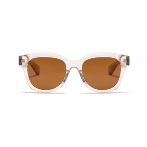 Gafas de Sol de Acetato de Diseño Reciente, Monturas Redondas Clásicas, Gafas de Sol Polarizadas Marrones UV400 de Alta Calidad para Mujer, Gafas Deportivas - Product Image 3