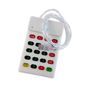 <span class=keywords><strong>Clavier</strong></span> USB <span class=keywords><strong>lecteur</strong></span> de bande magnétique Machine Swipe Credit & Pin Card 125kHz Fréquence - Product Image 2