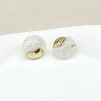Botones Metálicos Personalizados JINYU, Botones de Aleación de Zinc de Alta Calidad, Recubrimiento sin Níquel, Ecológicos, Lavables, para Camisas de Mujer
