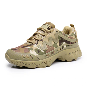 Chaussures de randonnée imperméables hommes et femmes chaussures désert Combat extérieur escalade <span class=keywords><strong>Camping</strong></span> randonnée bottes tactiques noir - Product Image 4