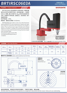 Petit robot industriel SCARA automatique intelligent à 4 axes BORUNTE, bras long de 600 mm, moteur PLC, IP67, précision de 0,02 mm, charge utile de 3 kg - Product Image 6
