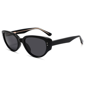 Gafas de Sol Cat Eye para Mujer, Montura TR90, Lentes Polarizadas UV400 Negras, Protección Solar para Exteriores, Diseño Moderno, Hechas en Wenzhou - Product Image 2
