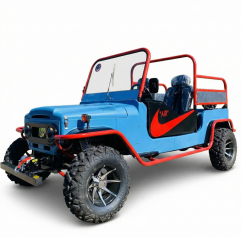 Mini Jeep Classique Personnalisable Essence/Électrique – Apparence Modulable – Véhicule Tout-Terrain – Karting <span class=keywords><strong>pour</strong></span> Adultes - Product Image 4