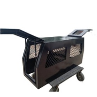 Auvent de benne en aluminium de 700 mm à 1800 mm avec boîte pour chien et boîte à outils pour pick-up