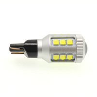 Car-Refine T15 bombilla Led 16SMD 3030 Chip 10-30V 6W 49lm luz Led W16W 6000K estacionamiento descanso señal de giro coche bombillas Led