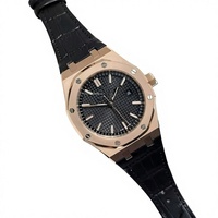 Best-seller transfrontalier Aijia Charm Montre mécanique à aiguilles lumineuse en acier inoxydable, boîtier 41 mm, Série 15500