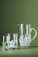 Verre à shot personnalisé en vente chaude, verre à whisky, verre à boire highball, gobelet festif, verre à shot à perles pressées, verre à boire iconique