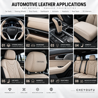 Série QL - Revêtement de siège auto en microfibre PU Nappa de qualité supérieure, respectueux de l'environnement, toucher doux, couleurs personnalisées, OEM ODM
