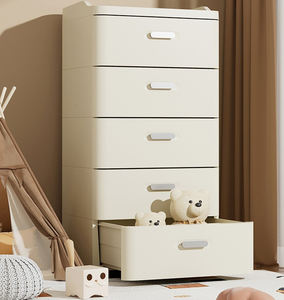 8008-2 Armoire à tiroirs en plastique de grande taille à 2 couches de style européen pour le rangement des enfants et des adultes - Product Image 2