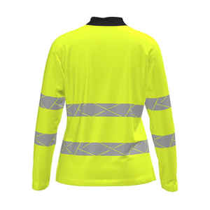 Camiseta DE SEGURIDAD reflectante de alta visibilidad personalizada con característica impermeable Camiseta DE SEGURIDAD reflectante alta con logotipo personalizado - Product Image 4