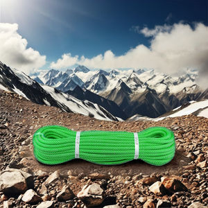 Открытый альпинистский скалолазание динамическая веревка зеленый CE и UIAA сертификат 10,5 мм динамическая веревка - Product Image 1