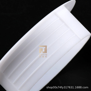 Jinnate Cabinet Drain Ring 84.5mm Double Layer Compression Fit White Black Plastic Easy Installation - Product Image 3
