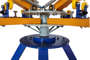 เครื่องพิมพ์สกรีนแบบหมุนด้วยมือ พร้อมระบบปรับง่าย สำหรับการผลิตแบบแผ่น - Product Image 6