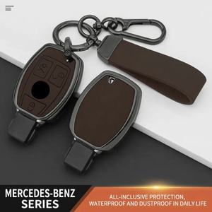 سلسلة مفاتيح جلدية جديدة رائجة غطاء غطاء مفتاح السيارة لمرسيدس بنز اكسسوارات السيارات - Product Image 2