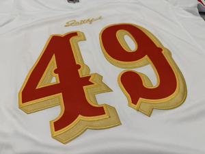 Maillot des rivalités de San Francisco pour hommes # 13 Brock Purdy # 23 maillots de football américain brodés Christian McCaffrey et autres numéros - Product Image 6