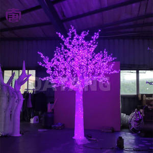 Árbol de Resina LED con Luz Decorativa para Jardín, Paisaje y Decoración Navideña para Exteriores con Iluminación Cálida Ambiental - Product Image 6