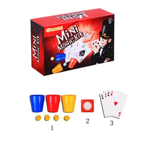 High quality OEM and ODM Magic kit Play Game Three in one Mini Magic set for kids