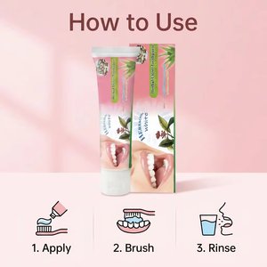 Prix de gros, fourniture d'usine, formule personnalisée, soins bucco-dentaires pour adultes, bioenzyme, probiotique, anti-sensibilité, dentifrice naturel à base de plantes - Product Image 5