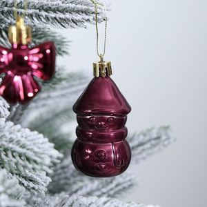 45 Pieces Set Christmas Mall Christmas Tree Ornaments Ball <b>Gift</b> <b>Box</b> Hotel Holiday Atmosphere Decoration Painted Hanging Balls - Product Image 5