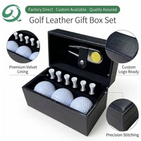Kit complet d'accessoires de golf en gros personnalisé en usine coffret cadeau de golf balle Tee outil de divot coffrets cadeaux de balles de golf