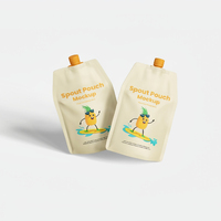 Pochettes à bec verseur personnalisées en aluminium avec logo pour détergent, gel, shampoing, savon liquide – Recharge Doypack