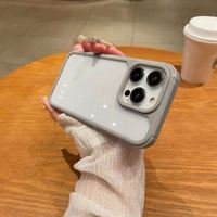 Casing HP Anti Jatuh Empat Sudut untuk iPhone 18 17 16 15 14 13 12 Pro Max Bahan TPU Sanding