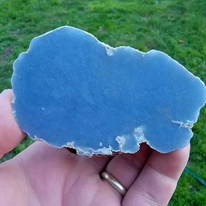 Vente en gros de plaques d'angélite naturelle, pierres précieuses, tranches de quartz, prix direct usine pour la décoration intérieure et les cadeaux, gravées au laser - Product Image 6