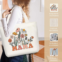 Cadeau pour la fête des mères MAMA avec sac fourre-tout en toile, tasse en céramique, trousse de maquillage, chaussettes, collier avec pendentif, boîte cadeau