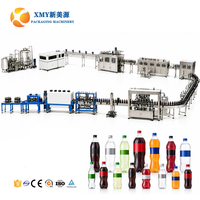 Ligne de production d'embouteillage de boissons gazeuses 3-en-1 de 500 ml, 8000 BPH, haute vitesse, service de projet clé en main professionnel