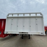 Semi-remorque à plateau basculant TengYun à 3 essieux, 30 tonnes, pour le transport de marchandises en vrac, avec pneus 12R22.5, Shandong, Chine
