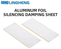 Tapis anti-bruit pour évier de cuisine, feuille d'amortissement en aluminium pour réservoir d'eau en acier inoxydable