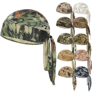 Sottocasco da Ciclismo a Rapida Asciugatura per Uomo, Traspirante in Rete, Stile Camo Skull Pirate Wave, Durag <span class=keywords><strong>Bandana</strong></span> - Product Image 1