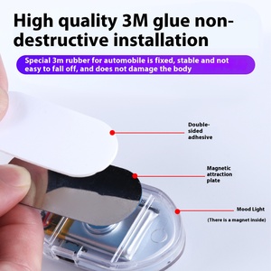 Colorful Mini <b>Lights</b> Rechargeable Mini LED Car <b>USB</b> <b>Light</b> Car Reading LED Atmosphere Interior Decorative Touch Sensor <b>Light</b> - Product Image 4