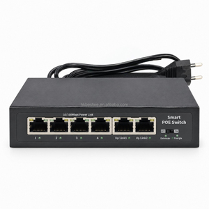 Commutateur PoE FibraLider 4 ports 10/100M, 4 ports PoE + 2 ports Uplink, extension 250m, certifié IEEE802.3AF/AT ANATEL pour caméra IP et point d'accès sans fil - Product Image 6