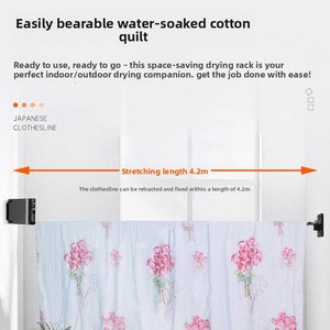 <span class=keywords><strong>Stendibiancheria</strong></span> a Muro Retrattile Senza Foratura, Moderno e Minimalista, <span class=keywords><strong>per</strong></span> Interni, Portatile e Invisibile, Vendita all'Ingrosso - Product Image 3