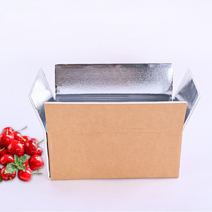 Chất lượng tốt bán buôn phân hủy sinh học bọt mát vận chuyển vận chuyển gói cách điện hộp carton cho thực phẩm trái cây tươi <span class=keywords><strong>container</strong></span> - Product Image 4