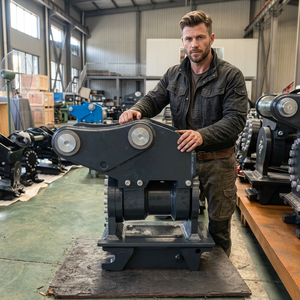 Attache rapide hydraulique inclinable GJEM pour mini-excavatrice avec couple de 900 Nm et rotation à 180 degrés GJTH900 pour excavatrices de 0,8T à 2,8T - Product Image 3