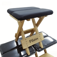 Chaise de Pilates pliable et réglable en bois massif, portable, pour entraînement de yoga, équipement de santé professionnel pour la maison et le studio
