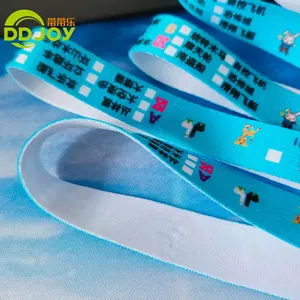 Пользовательские дешевые теплопередачи CMYK печать тканевые браслеты одноразового использования слайд-замок из бисера концерты ювелирные изделия декоративное покрытие