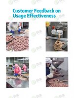 Nouvelle Ensacheuse à Saucisses en Acier Inoxydable de Qualité Alimentaire, Capacité 500 kg/h