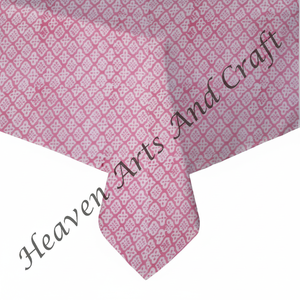 Tendance produit 2025 main bloc impression nappe carrée indien Floral main bloc imprimé coton tissu couverture de Table décor à la maison - Product Image 1