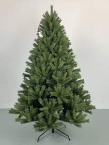 Sapin de Noël artificiel vert non éclairé, branches en PVC de qualité supérieure, support métallique, installation facile, idéal pour la décoration de la maison pendant <span class=keywords><strong>les</strong></span> fêtes - Product Image 2