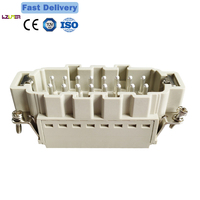 WZUMER Connecteur enfichable à usage intensif Entrée latérale 16 cœurs Fiches mâles et femelles Prises multi-fils Inserts de connecteur Connexion rapide