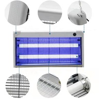 Lampe anti-moustiques, piège à insectes d'intérieur, rechargeable, machine électronique anti-moustiques